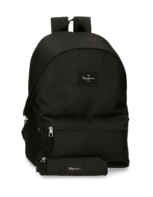 MOCHILA+ PORTATODO ARIS EVERGREEN NEGRO