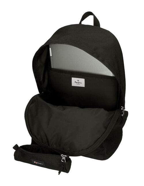 MOCHILA+ PORTATODO ARIS EVERGREEN NEGRO