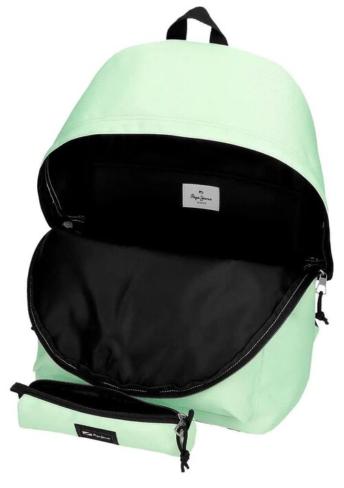 MOCHILA+ PORTATODO ARIS COLORFULL VERDE CLARO