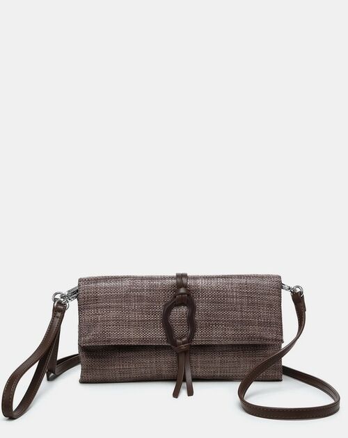 BOLSO MANO THALIA MARRON UNICA