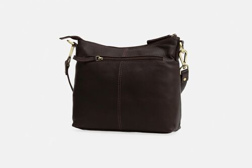 BOLSO VACUNO MARRON UNICA