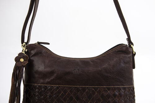 BOLSO CRUMPLE MARRON