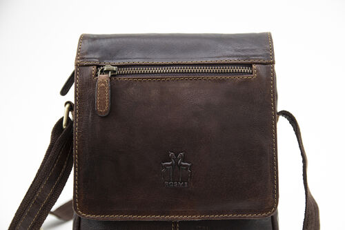 BANDOLERA CRUMPLE MARRON