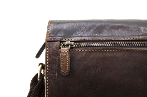 BANDOLERA CRUMPLE MARRON