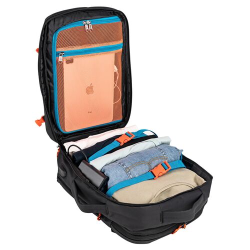 MOCHILA CABINA NEGRO UNICA
