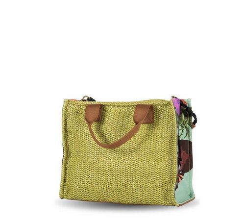BOLSO RAFIA VERDE UNICA