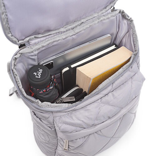 MOCHILA ACOLCHADA GRIS UNICA