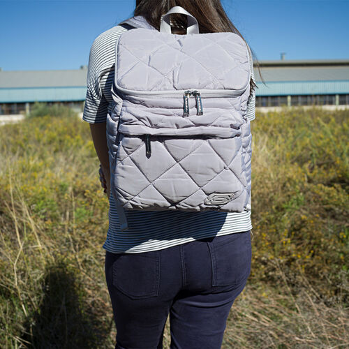 MOCHILA ACOLCHADA GRIS UNICA