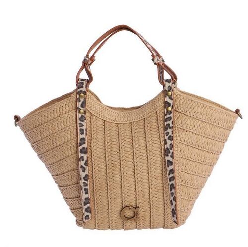 BOLSO DE MANO CAMEL UNICA