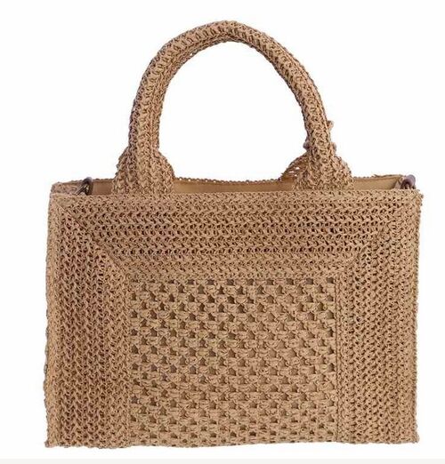 BOLSO DE MANO BEIG UNICA