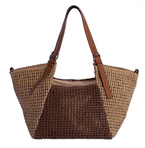 BOLSO DE MANO MARRON UNICA