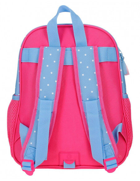 MOCHILA MINNIE FLOWERS CELESTE UNICA