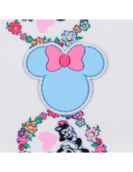 BANDOLERA MINNIE FLOWERS CELESTE UNICA