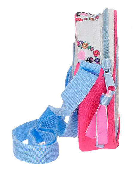 BANDOLERA MINNIE FLOWERS CELESTE UNICA