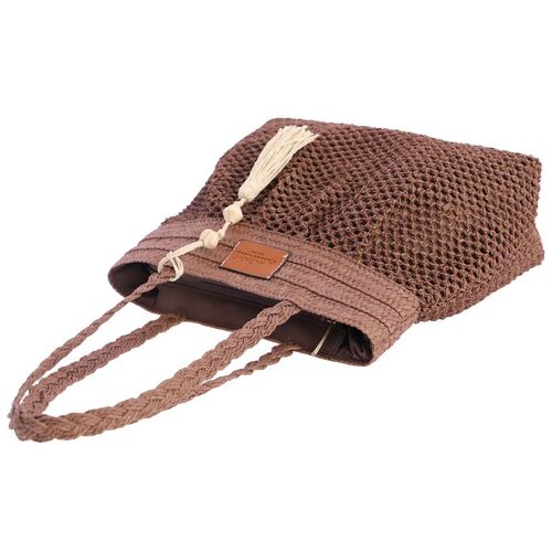 BOLSO DE HOMBRO MARRON UNICA