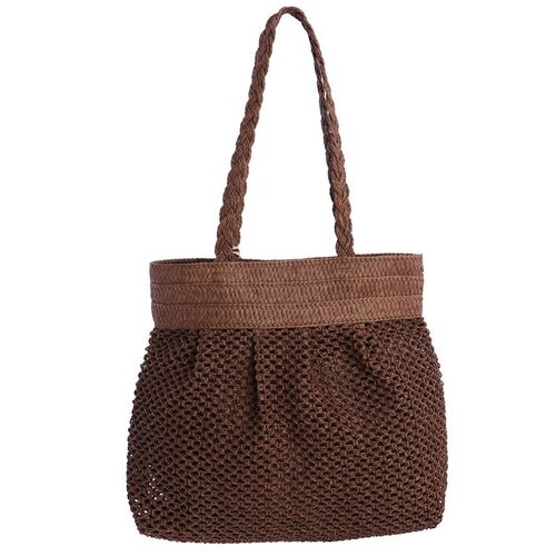 BOLSO DE HOMBRO MARRON UNICA