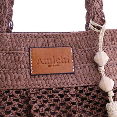 BOLSO DE HOMBRO MARRON UNICA