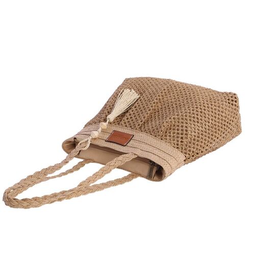 BOLSO DE HOMBRO BEIG UNICA