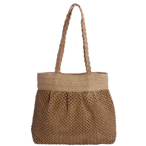 BOLSO DE HOMBRO BEIG UNICA