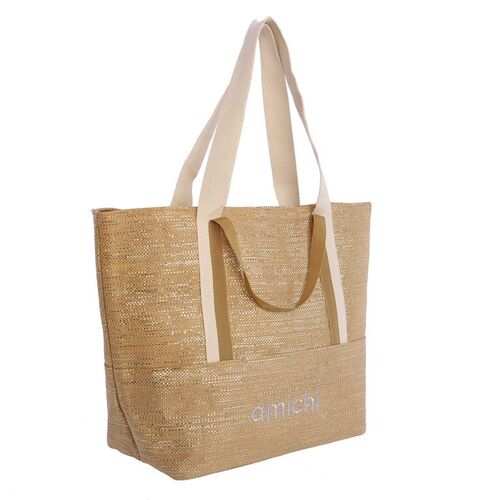 BOLSO DE PLAYA BEIG UNICA