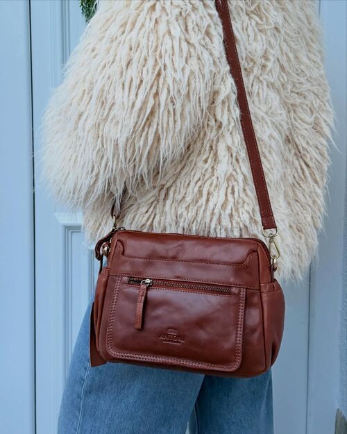 BOLSO VACUNO CUERO UNICA