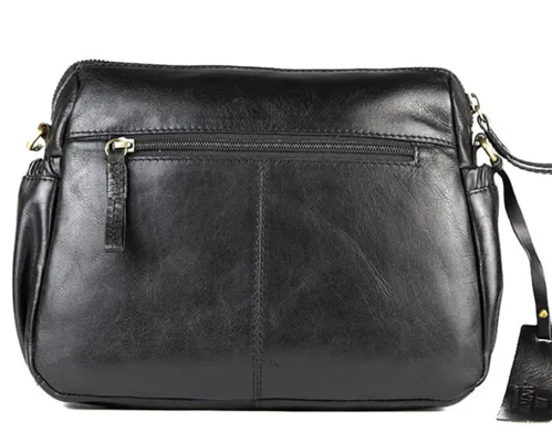 BOLSO VACUNO NEGRO UNICA