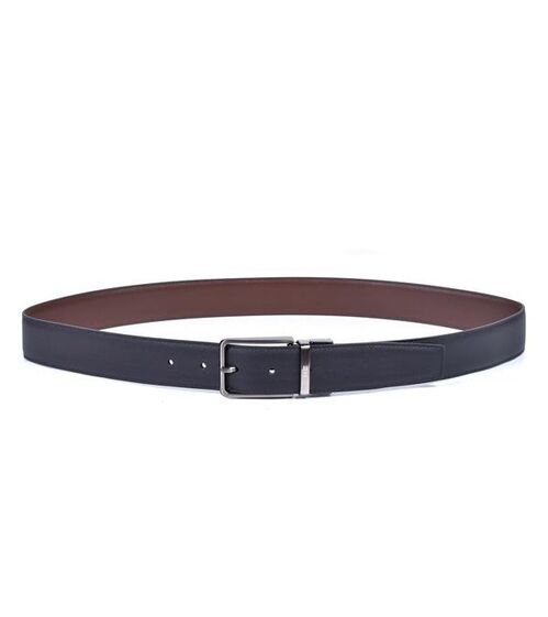 CINTURON CLASICO NEGRO/MARRON 120 CM