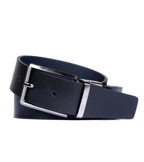 CINTURON REVERS. T.95-NEGRO/MARINO