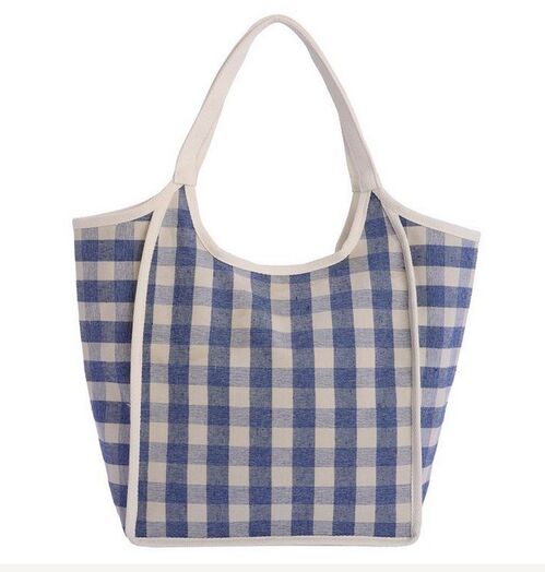 BOLSO DE PLAYA AZUL UNICA