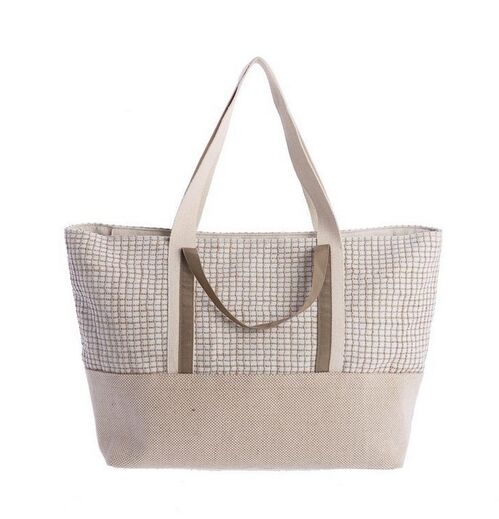 BOLSO DE PLAYA BEIG UNICA