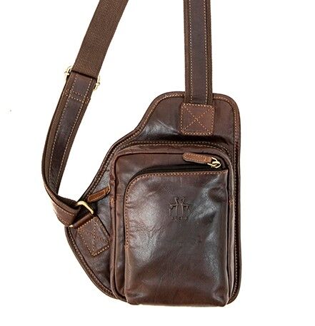BANDOLERA VACUNO MARRON