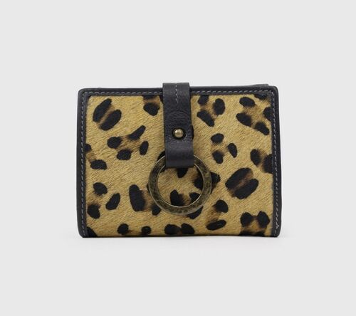 BILLETERO ANIMAL PRINT VACA