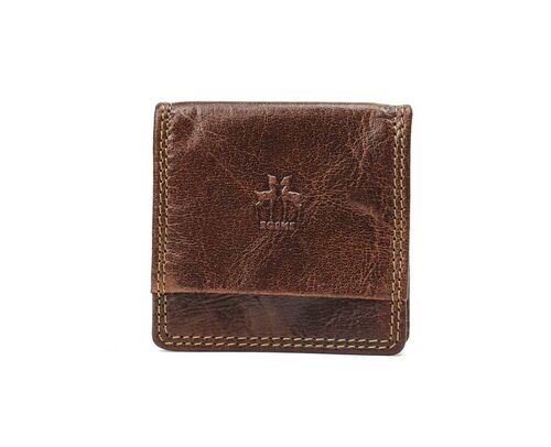 MONEDERO CRUMPLE MARRON