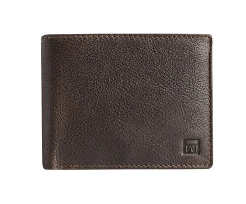 BILLETERO WASH CAB. MARRON