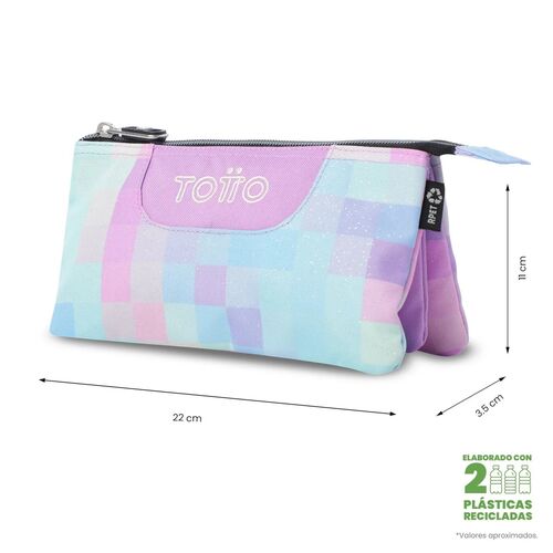 PORTATODO TABLERO 3FW GLITTER TURQUESA UNICA