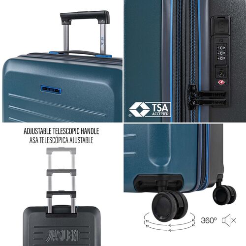 TROLLEY SALZBURGO AZUL 65 CM