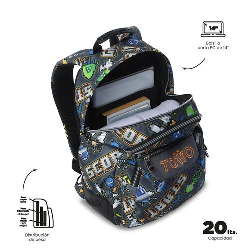 MOCHILA RAYOL 4GS GRIS UNICA
