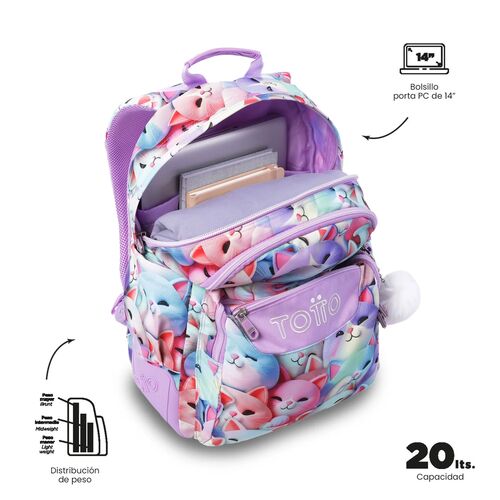 MOCHILA RAYOL 0S6 ROSA UNICA