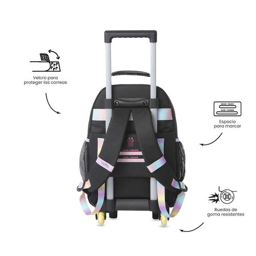 MOCHILA RUE BOMPER GLOWING 0N5 NEGRO UNICA