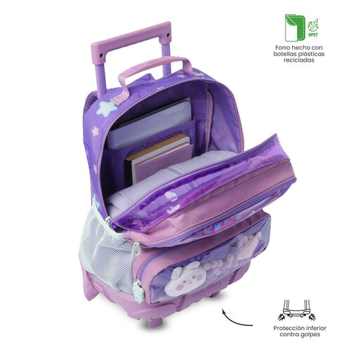 MOCHILA RUE BOMPER FRIENDS PARTY 6M7 MORADO UNICA