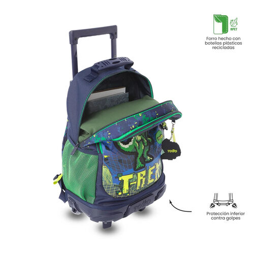 MOCHILA RUE BOMPER DIGISAURIO 6L9 AZUL UNICA