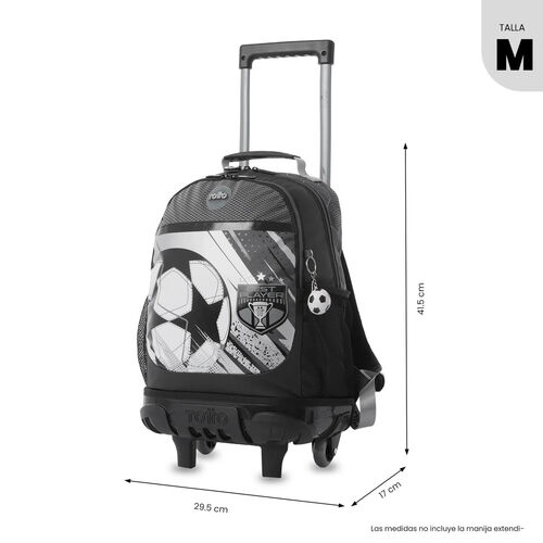 MOCHILA RUE BOMPER CHAMPION 1G8 NEGRO UNICA