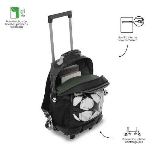 MOCHILA RUE BOMPER CHAMPION 1G8 NEGRO UNICA