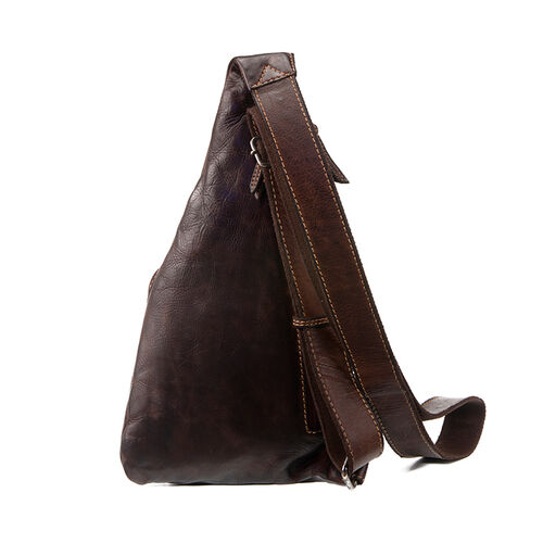MOCHILA CRUZADA TICHI MARRON