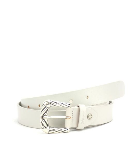 CINTURON VACUNO T.90 BLANCO