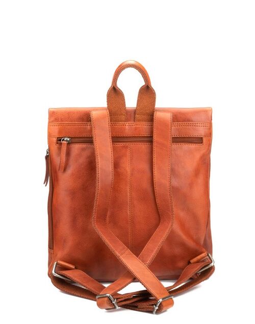 MOCHILA CHARA CUERO