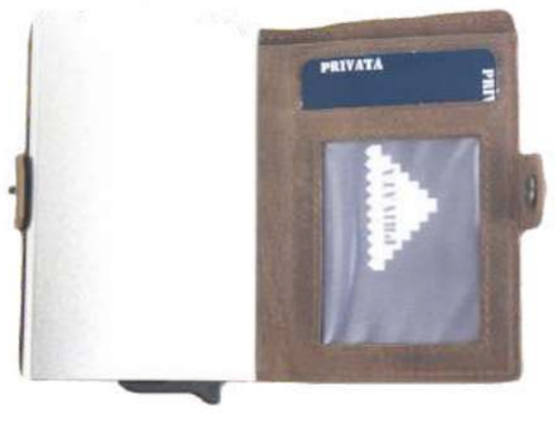 TARJETERO METALICO MARRON UNICA