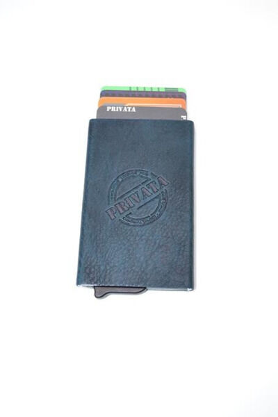 TARJETERO METALICO AZUL