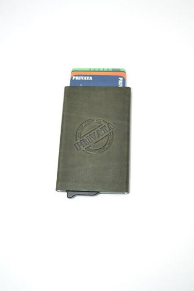 TARJETERO METALICO KAKI