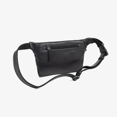 RIÑONERA COW-SILKY NEGRO